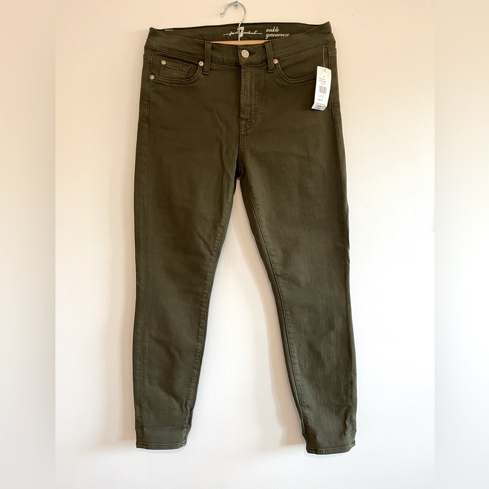 7 For All Mankind high rise skinny